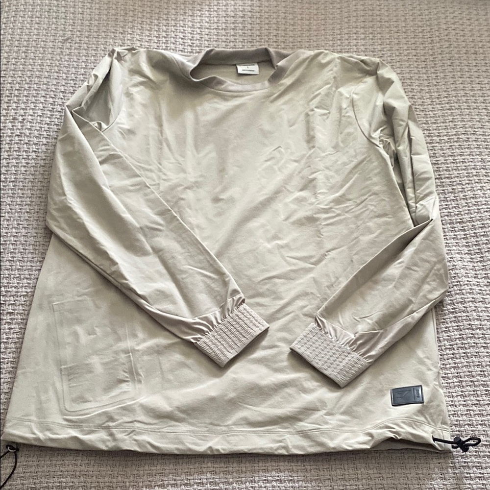 Gymshark Tan Long Sleeve Tee Crew Neck